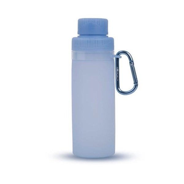 Zees Creations Zees Creations SB110 Foldable 500Ml Silicone Bottle  Navy SB110
